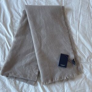 NWT! Libero Italian Beige Sand Natural Color Soft Scarf